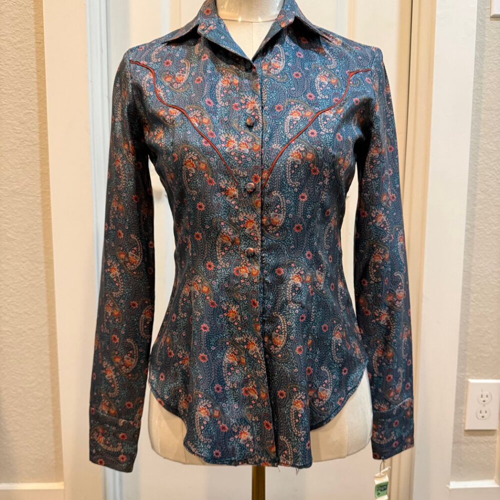Western Horse Show Shirt - Custom Made (size small)